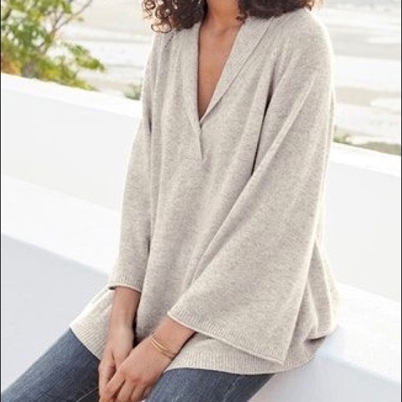 cashmere wrap jumper